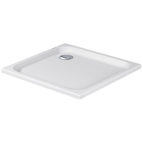 Bac à douche rectangulaire Duravit D-Code 90 x 80 cm avec revêtement antidérapant