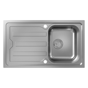 Lavello incasso hansgrohe S44 S440-F342 86 con gocciolatoio lungo e sifone automatico 342