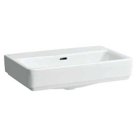 Lavabo à poser LAUFEN PRO S Compact 55 cm sans trou de robinet, avec trop-plein