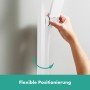 Astina doccia hansgrohe Unica E 90 cm con supporto doccetta e tubo doccia 160 cm - vista dettagliata