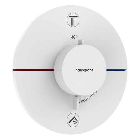 Thermostat hansgrohe ShowerSelect Comfort S UP pour 2 consommateurs avec combinaison de sécurité intégrée