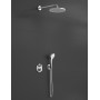 hansgrohe Croma Brausesystem 280, 1 Strahlart mit Ecostat S und Duschkopf 110 Vario - Detailansicht