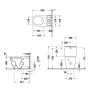 Duravit Soleil by Starck WC a pavimento per combinazione - immagine prodotto