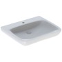 Lavabo Geberit Renova Comfort 65 cm, accessible aux personnes à mobilité réduite, sans trop-plein