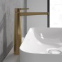 Villeroy & Boch Conum Einhebel-Waschtischarmatur erhöht mit Push-Open-Ablaufgarnitur - technische Ansicht