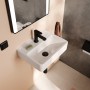 Lavabo hansgrohe Xanuia Q 450/340 avec trou de robinet sans trop-plein, SmartClean