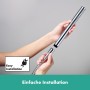 hansgrohe Unica S Puro Brausenstange 65 cm mit Easy Slide Duschkopfhalter und Duschschlauch 160 cm - technische Ansicht