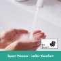 Robinet de lavabo monocommande hansgrohe Tecturis S 240 Fine CoolStart économie d'eau+ pour vasques sans - vue technique