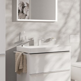 Mitigeur de lavabo monocommande hansgrohe Tecturis E 80 CoolStart économiseur d'eau+ sans bonde