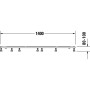 Duravit Fussgestell für Stonetto Duschwanne 140 x 90 cm - Detailansicht