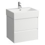 Vasque LAUFEN Living City 60 cm avec trop-plein et 1 trou de robinet - vue technique