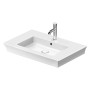 Meuble/lavabo Duravit White Tulip 75 cm, avec trop-plein et trou de robinet