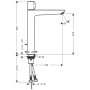 hansgrohe Talis Select E Mitigeur de lavabo monocommande 240 - photo produit