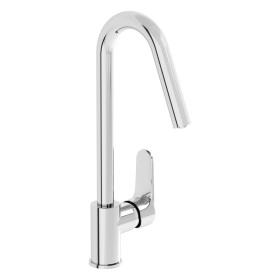 Miscelatore monocomando per lavello VitrA Root Round senza tappo di scarico