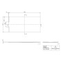 Receveur de douche Villeroy & Boch Wallway 180 x 90 x 3 cm - photo produit