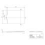 Receveur de douche Villeroy & Boch Wallway 160 x 90 x 3 cm - photo produit