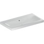 Lavabo Geberit iCon Light 90 cm sans trou de robinet, avec trop-plein