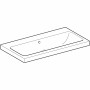 Lavabo Geberit iCon Light 90 cm sans trou de robinet, avec trop-plein - vue détaillée