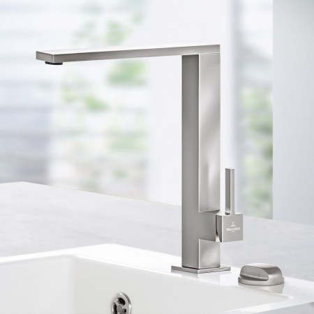 Rubinetto monocomando per cucina Villeroy & Boch Finera Square