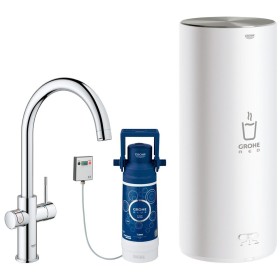 Rubinetto e boiler GROHE Red Duo taglia L, rubinetto con beccuccio a C