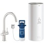 Rubinetto e boiler GROHE Red Duo taglia L, rubinetto con beccuccio a C