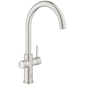 Rubinetto e boiler GROHE Red Duo taglia L, rubinetto con beccuccio a C