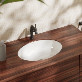 Lavabo encastré ovale hansgrohe Xuniva D 45 x 35 cm, avec trop-plein
