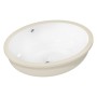 Lavabo encastré ovale hansgrohe Xuniva D 45 x 35 cm, avec trop-plein - vue détaillée