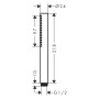 hansgrohe Pulsify S Stabhandbrause 1 Strahlart EcoSmart+