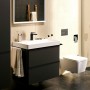 Robinet de lavabo monocommande hansgrohe Tecturis E 110 économiseur d'eau+ avec vidage à tirette - vue détaillée