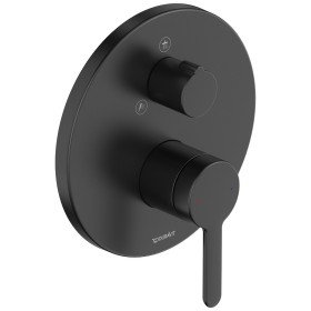 Duravit C.1 Einhebel-Brausemischer Unterputz für 2 Verbraucher mit runder Rosette