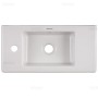 Lavabo Duravit Vero 50 cm Trou de robinet à gauche - vue détaillée