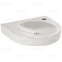 Lavabo Duravit Architec 57,5 cm Trou de robinet à droite, pour montage avec siphon encastré
