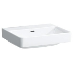 Lavabo LAUFEN PRO S 55 cm sans trou de robinet, avec trop-plein