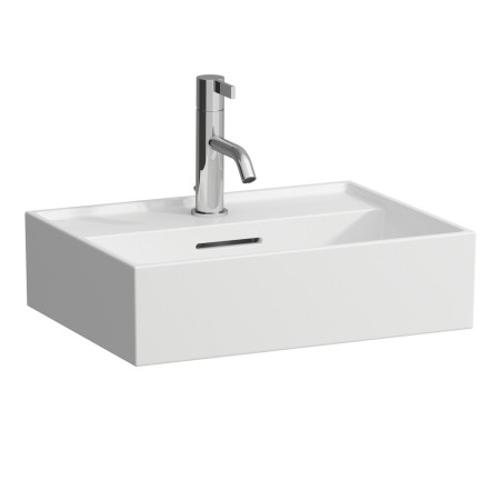 Lavabo LAUFEN Kartell 45 x 34 cm, 3 trous de robinet, avec trop-plein