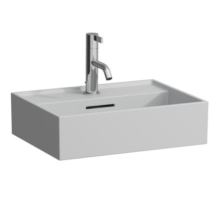 Vasque à main LAUFEN Kartell 45 x 34 cm, avec 3 trous de robinet, avec trop-plein