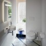 Lavabo à main LAUFEN Val 55 x 31,5 cm, étagère à gauche, avec 1 trou de robinet à droite, avec trop-plein - vue détaillée