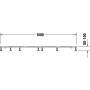 Duravit Fussgestell für Stonetto Duschwanne 160 x 90 cm - Detailansicht