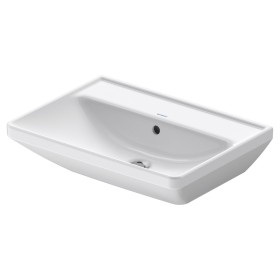Lavabo Duravit D-Neo 60 cm, sans trou de robinet, avec trop-plein