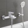 Duravit D-Neo Einhebel-Wannenmischer Aufputz - technische Ansicht