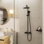 hansgrohe Vernis Blend Duschsystem 240 1 Strahlart wassersparend mit Thermostat - Detailansicht