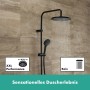 hansgrohe Vernis Blend Duschsystem 240 1 Strahlart wassersparend mit Thermostat - Detailansicht