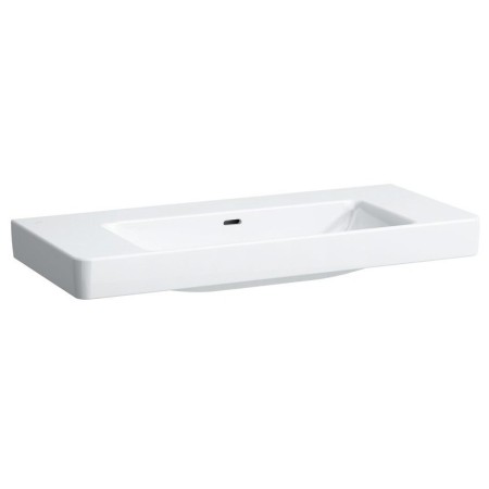 Vasque à poser LAUFEN PRO S 105 cm sans trou de robinet, avec trop-plein