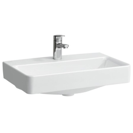 Lavabo à poser compact LAUFEN PRO S 60 cm avec trou de robinet, sans trop-plein