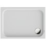 Receveur de douche rectangulaire Duravit D-Code 100 x 70 cm avec Antidérapant