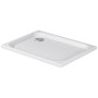 Receveur de douche rectangulaire Duravit D-Code 100 x 70 cm avec Antidérapant - vue détaillée