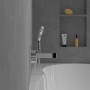 Villeroy & Boch Dawn Badewannenauslauf für Wandmontage - technische Ansicht