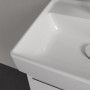 Villeroy & Boch Taro Waschtisch 45 cm mit CeramicPlus Beschichtung, 1 Hahnloch, ohne Überlauf - technische Ansicht