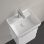 Villeroy & Boch Taro Waschtisch 45 cm mit CeramicPlus Beschichtung, 1 Hahnloch, ohne Überlauf - technische Ansicht