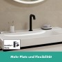 Robinet de lavabo hansgrohe Tecturis S 2 trous 150 CoolStart avec bonde - vue technique